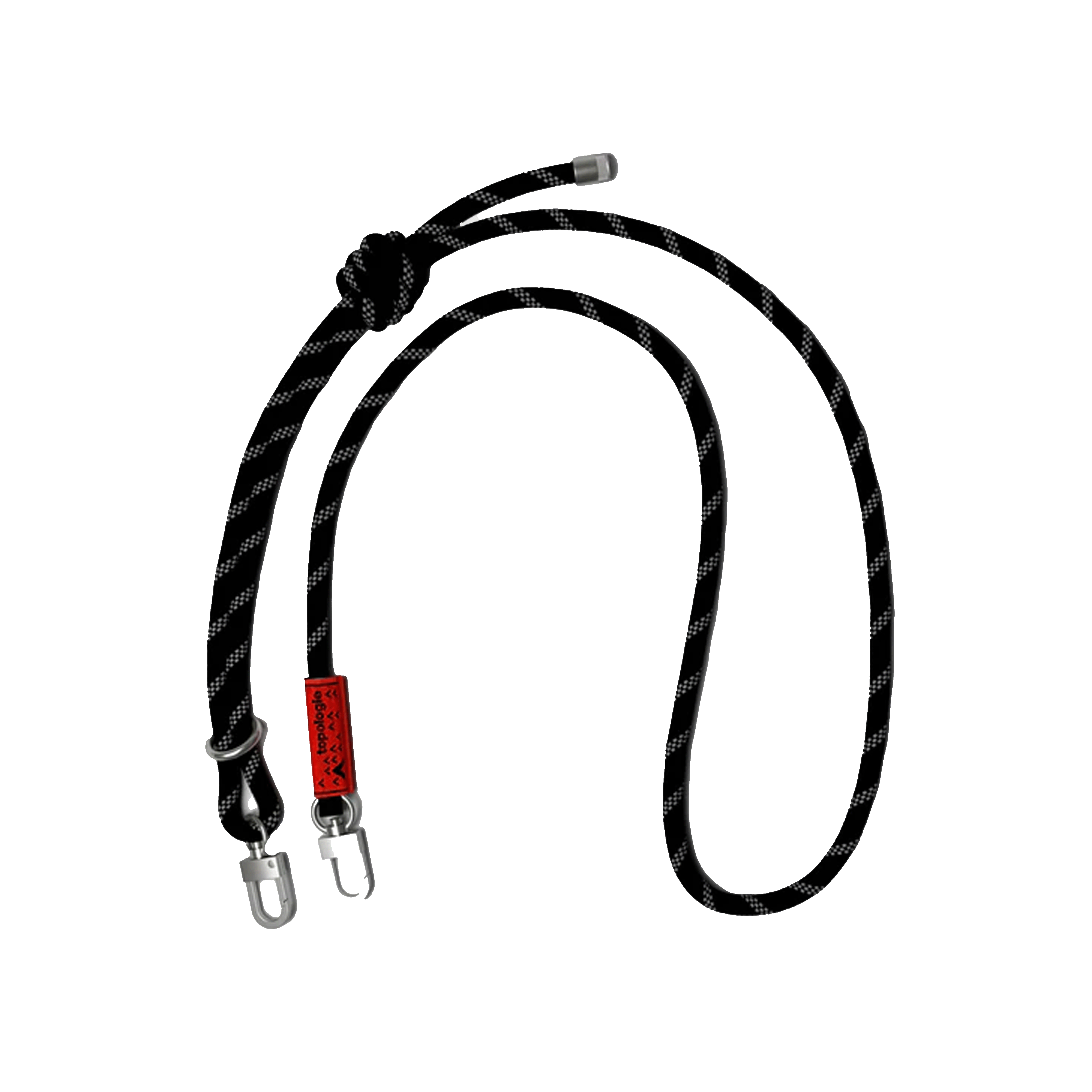 WARES STRAPS 8MM ROPE STRAP BLACK REFLECTIVE